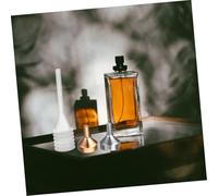 MOKKHNB 12 pièces Mini Entonnoirs Métalliques pour Remplissage de Parfum et Huiles Essentielles Petits Flacons Lot Doré et Argenté avec Pipettes Compte-gouttes