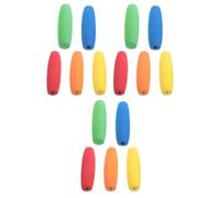 MOKKHNB 15 Pièces Manchons en Eva Antidérapants pour Poignées de Crochet, Accessoires Universels Colorés Ergonomiques pour Crochet et Tricot, pour Travaux D'artisanat