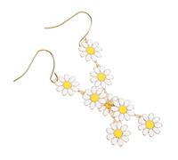 MOKKHNB 1Paire Boucles Oreilles Marguerite pour Femmes et Boucles Pendantes Fleur Accessoires de Mode et Élégants pour Événements Spéciaux