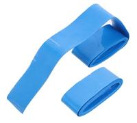 MOKKHNB 2 Rouleaux Surgrip de Raquette Antidérapant PU 1,1m, Double Face, Épais, Bleu, pour Raquette de Badminton et Manche de Batte de Baseball