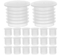 MOKKHNB 200 Bouchons de Rechange en Plastique pour Bouteilles de 4/5 Pouces, Bouchons Ronds pour Trous de Drainage de Pots de Fleurs, Embouts réutilisables en Plastique.