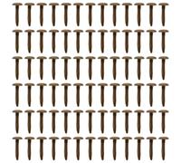 MOKKHNB 200 Mini Ongles à Deux Pattes 8X15Mm en Métal Couleur Cuivre Ancien 200 Pièces pour Loisirs Créatifs Accessoires Faits Main Outils de Bricolage Polyvalents