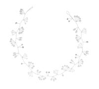 MOKKHNB 3 Pièces Bandeau Mariée Perles Imitation avec Cristaux Accessoires Cheveux Femmes Élégants pour Mariage Vigne Souple Décoration Coiffure Noces Distinguée