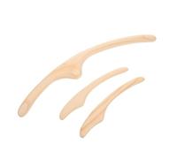 MOKKHNB 3 Pièces Bâton de Massage en Bois Portable pour Modelage Corporel Précis Points D'acupuncture, pour Usage Complet du Corps et Voyages D'affaires