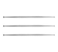 MOKKHNB 3pcs Outils de Modelage en Acier Inoxydable Poignée Ergonomique pour Sculpture Argile Détails Précis pour Artistes et Débutants