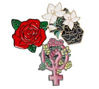 MOKKHNB 3pièces Broche Féministe Utérus De Épingles Pour Vêtements Et Sacs à Accessoire Mode Pour Féminisme Pour Occasions Spéciales Fête Des Mères