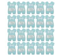 MOKKHNB 40 décorations de table pour révélation du sexe de bébé : serviettes en papier jetables pour fête prénatale garçon - Décorations de serviettes pour célébration de naissance