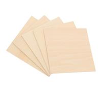 MOKKHNB 5 pièces Lot Planches Bois Tilleul Naturel pour Bricolage DIY Décoration Sculpture Modélisme Artistique