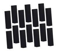 MOKKHNB 50 pièces Boîte Noire Vide pour Emballage Lèvres Boîte de Rangement Compacte Papier Épais Coffret Beauté Pratique pour Rouges à Lèvres Baumes et Cosmétiques