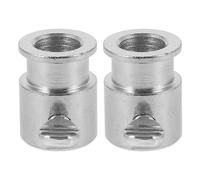 MOKKHNB Accessoire Barbecue en Chrome Fer-Plaque 2pcs pour Rôtissoires de Barbecue Butée de Tige de Gril Résistante à l'usure et Empêchant la Viande de Glisser
