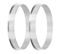 MOKKHNB Anneaux en Aluminium pour Machine à Sceller 2pcs, Joint de Remplacement pour Machine à Thé Lait, Finition Soignée, Adaptés pour Boutique et Café