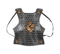 MOKKHNB Armure de Poitrine médiévale pour Homme - Plastron de Chevalier en Plastique avec Croix - Armure de Soldat pour Costume d'anniversaire, Cosplay ou Jeu de rôle