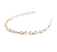 MOKKHNB Bandeau Perles pour Accessoire de Élégant pour Cérémonies et Fêtes de Honneur Tête Décorée Style