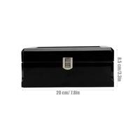 MOKKHNB Boîte à Montres en Bois 3 Emplacements 20X12X85 CM Coffret Rangement Montre Compact pour Présentation Organiseur Élégant pour Bijoux Présent