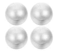 MOKKHNB Boules de Baoding 2 Paires en Acier Inoxydable pour Massage des Mains Expérience Apaisante et Exercices de Dextérité, Relaxation en Déplacement