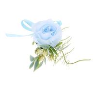 MOKKHNB Boutonnière de Mariage pour Cérémonie Résistant Déformation la Décoloration en Tissu Couleur Vive, Design Créatif et Aspect Réaliste pour Marié et Demoiselle D'honneur