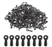 MOKKHNB Boutons Tournants pour Suspendre 160 Pièces en Métal Noir Accessoires de Fixation Robustes et Pratiques pour Cadres Photo Photos et Affiches