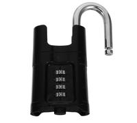 MOKKHNB Cadenas de sécurité à code réinitialisable à 4 chiffres, cadenas résistant aux intempéries pour portail, alliage de zinc, usage extérieur, pour garage et bicyclette