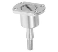 MOKKHNB Charnière à Rotule Argenté en Métal M5 1.0nm Structure Stable et Réglage Précis pour Tables Pliantes et Boîtes à Outils