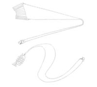 MOKKHNB Collier Pendentif Musical Style Punk Unique en Métal Argenté 2pcs Accordéon et Cor Français, Résistant la Décoloration pour Amateurs de Musique