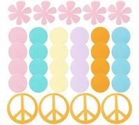 MOKKHNB Confettis en Carton Colorés 100 Pièces pour Décoration de Table Anniversaire et Shower, Créant une Ambiance Joyeuse et Festive