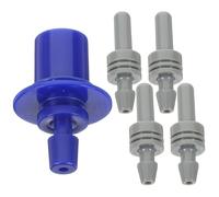 MOKKHNB Connecteurs pour Brassard de Tensiomètre, Adaptateurs de Manchette de Bras en Abs Bleu, Faciles à Installer et Remplaçables, Pack de 5 Pièces pour Sphygmomanomètre Électronique