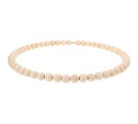 MOKKHNB Couronne Décorative en Bois Guirlande de Perles en Bois Cercle Métallique Lot DIY Khaki pour Projets Créatifs et Décoration Murale Élément Attrape-rêves Halloween et Noël