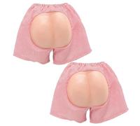 MOKKHNB Déguisement Drôle 2pcs Short de Farce en Tissu et PVC, Accessoire Amusant pour Mariage, Améliore L'ambiance Jeux de Blocage de Porte
