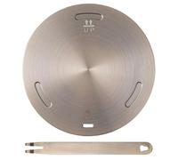 MOKKHNB Diffuseur de Chaleur pour Cuisinière Gaz et Électrique 16 Cm en Métal Inoxydable Rose Doré Épais Plaque Chauffante de Cuisson Polyvalente pour Répartition Uniforme Chaleur