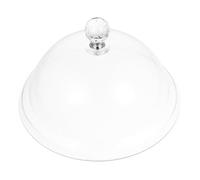 MOKKHNB Dôme à Gâteau Domestique Réutilisable en PC Petite Poignée, Couverture Alimentaire Transparente Facile à Soulever pour Boutique de Desserts et Fêtes de Mariage