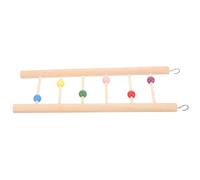 MOKKHNB Échelle en Bois pour Perroquets et Mini-Macaws, d'escalade Suspendu pour Perruches, Aire de Jeux pour Oiseaux Domestiques, Design Simple, Apparence Élégante, Usage Dressage