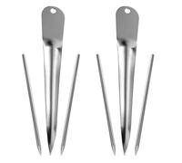 MOKKHNB Ensemble de 2 outils de tressage en rotin : outils pour la pose de lanières de canne - poinçon et aiguille à lacer - fournitures de tressage à la main pour la réparation de meubles en