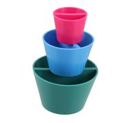 MOKKHNB Ensemble de 3 Moules en Plastique pour Poterie DIY, Cônes de Bord Précis pour Façonnage de Tasses, Vases et Céramique, Facile à Utiliser pour Peinture Maison