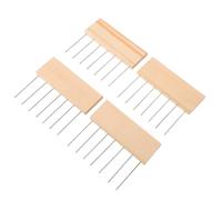 MOKKHNB Ensemble de 4 outils de rainurage pour texturer la poterie - Kit de peignes pour peinture à effet marbré - Kit de peignes de texturage pour peinture fluide, argile et céramique