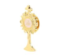 MOKKHNB Épingle à Revers Sainte Communion Émail Pin de Chalice Catholique pour Première Communion Accessoire Religieux Élégant et pour Célébrations Spéciales