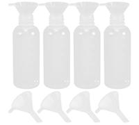 MOKKHNB Flacon Entonnoir Peinture Plastique en Blanc de Distributeur 60ml Embout Fin et Anti-fuite pour Lotion en Atelier D'art