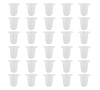 MOKKHNB Godets d'Encre pour Tatouage en Silicone 200 Pièces, Gobelets Souples Blancs à Usage Unique, Kit Maquillage Acteur