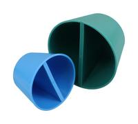 MOKKHNB Kit D'outils de Poterie Coniques en Plastique 2pcs pour Sessions de Création à Domicile, Structure Stable et Application Polyvalente, pour Débutants et Experts