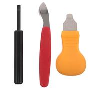 MOKKHNB Kit D'outils de Réparation de Montre 3 Pièces en Acier Renforcé, Outil D'ouverture du Boîtier Arrière e Retrait du Couvercle, Accessoire Professionnel pour Entretien
