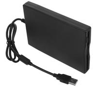MOKKHNB Lecteur de disquettes USB 3,5 Pouces Portable en ABS Noir pour Ordinateur Portable et Bureau avec Fonction Plug and Play et Transfert de données