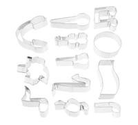 MOKKHNB Lot de 1 Set de Set D'emporte-pièces en Acier Inoxydable Thème Musique Moules à Biscuits pour Découper Pâte Formes Violon Piano Guitare Notes Compatibles Lave-vaisselle