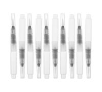 MOKKHNB Lot de 10 feutres pinceaux aquarelle - Feutres pinceaux à eau étanches - Pointe fine rechargeable - Peinture soluble dans l'eau pour gouache et acrylique