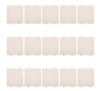 MOKKHNB Lot de 15 feuilles de mica de rechange pour four à micro-ondes - Couvercle de guide d'ondes résistant aux hautes températures (12 x 10 cm) - Plaque de mica isolante thermique