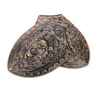 MOKKHNB Lot de 2 boucliers médiévaux pour Halloween - Accessoire de Costume de Chevalier Romain - Bouclier de Guerrier pour Spectacles de Carnaval et Cosplay
