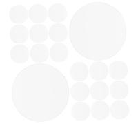 MOKKHNB Lot de 30 Disques Acryliques Ronds Transparents pour Loisirs Créatifs Décorations en Acrylique pour Loisirs Créatifs Décorations Rondes en Acrylique Transparent Décorations
