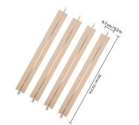 MOKKHNB Lot de 4 Bandes Chauffantes de Rechange 300mm pour Scelleuse Thermique, Éléments de Scellement en Aluminium Haute Température Tissu Résistant, Accessoires pour Machine à Emballer