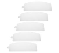 MOKKHNB Lot de 5 Lentilles de Capot de Soudage en Pvc 0,25mm D'épaisseur pour Casque de Protection Sablage, Confort Léger et Visibilité Améliorée, Adaptées aux Cabines de Sablage