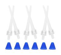 MOKKHNB Lot de 6 embouts de rechange pour lavage nasal, embout d'irrigateur de sinus, pièces détachées pour nettoyeur nasal, pour adultes et enfants, usage en déplacement et à la maison