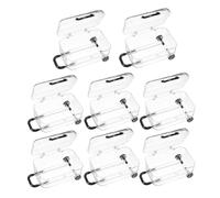 MOKKHNB Mini Valises Transparentes Boîte à Dragées Mariage en Ps Réutilisable Lot de 12 Fermeture Pratique Robuste et Design Créatif pour Présents et Rangements