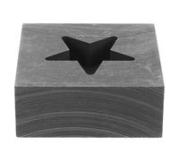MOKKHNB Moule à Graphite D'étoile pour Fonderie de Métaux, Creuset en Graphite Résistant Haute Température, Facile à Verser, pour Or, Argenté, Cuivre